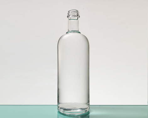 500ml Oval Shape High Flint Glass Vodka Bottle