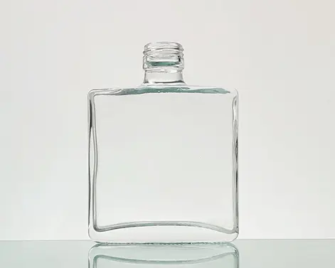 Rectangular Square Spirits Glass Bottles