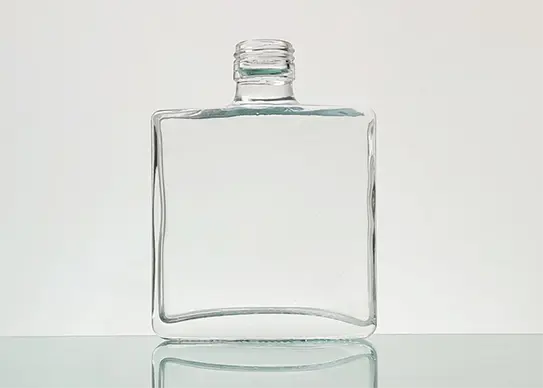 150ml rectangular extra white flint short neck rum bottle company