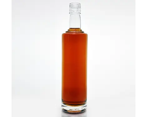 450ml Round Special Design Ropp Thread Top High Flint Gin Bottle