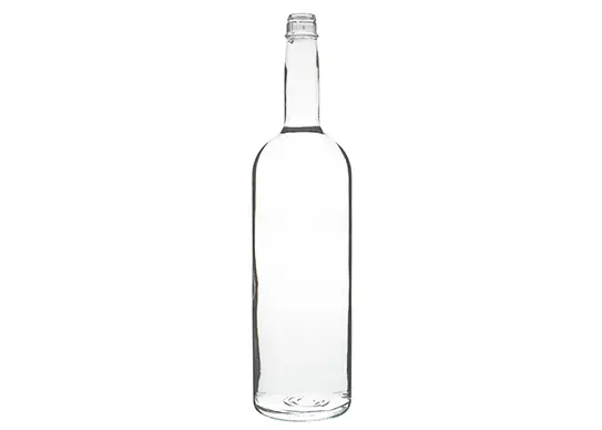 1l special shape big size clear high flint tequila glass bottle manufacturer