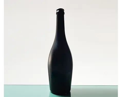 750ml Round Champagne Green Wine Bottle