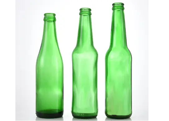330ml green glass beer bottle