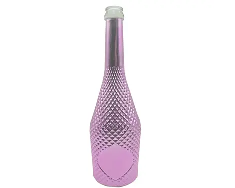 75cl Fashion Embossed Electroplated Champagne Bottle