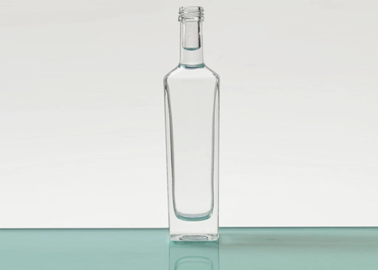 50ml Extra White Flint Square Mininature Pocket Whiskey Bottle