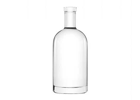 750ml Round Extra White Flint Nordic Vodka Glass Bottle