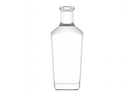 China Falvor Bottle 750ml Square Shape Extra Flint Alcohol Bottles
