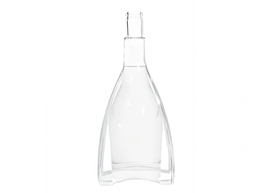 Limited Edition Glass Bottles Unique Design 750ml Heavy Liquor Bottles