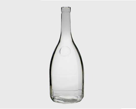 1.5L Round Extra Flint Label Panel Whisky Bottle