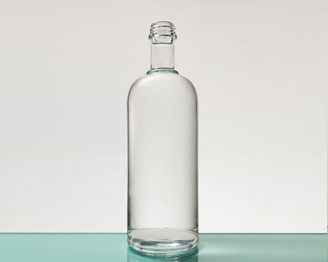 500ml Vodka Bottle Oval Shape High Flint Glass