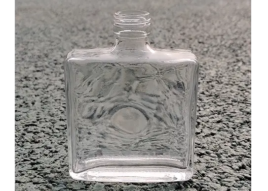 150ml rectangular extra white flint short neck rum bottle supplier