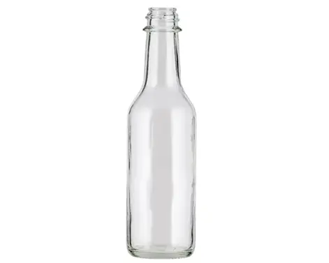 250ml Round Flint Sauce Glass Bottle