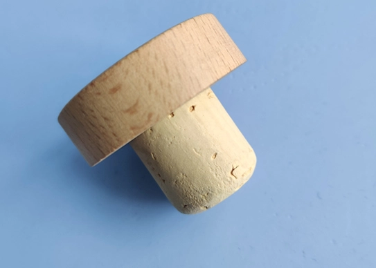 natural wooden cork for glass bottle