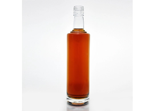 450ml round special design ropp thread top high flint gin bottle