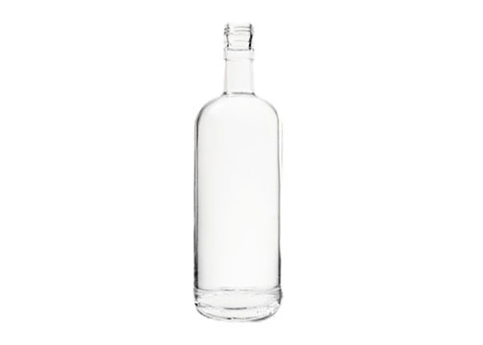 round liquor bottle