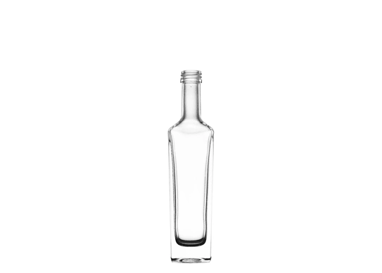 50ml Extra White Flint Square Mininature Pocket Whiskey Bottle