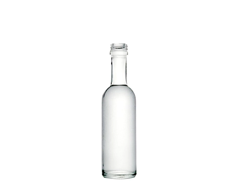 Mini 50ml Vodka Bottles Bulk- Round Nordic Type Normal Flint Glass Bottle